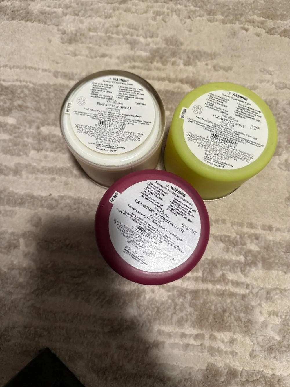 White Barn 3 Wick Candle Bundle Lot of 3 - Picture 4 of 5